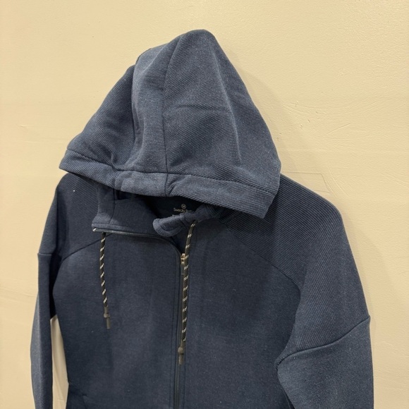Sweaty Betty Full Zip Training Hoodie Sweatshirt Medium Blue - Picture 3 of 7